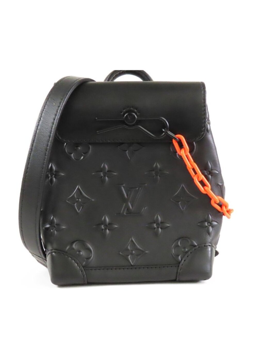 Louis Vuitton Steamer XS Black Monogram Seal Shoulder Bag